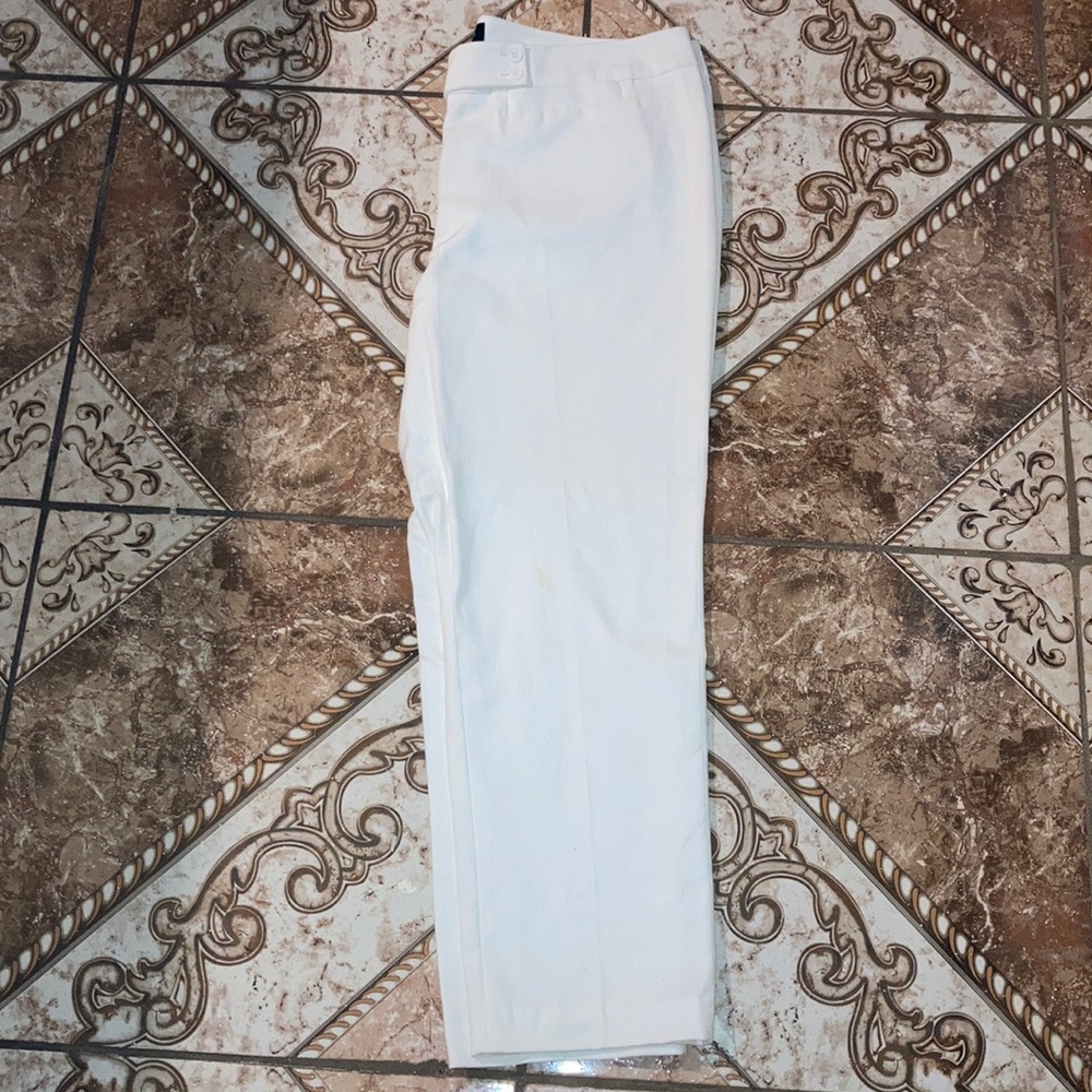 White dress pants